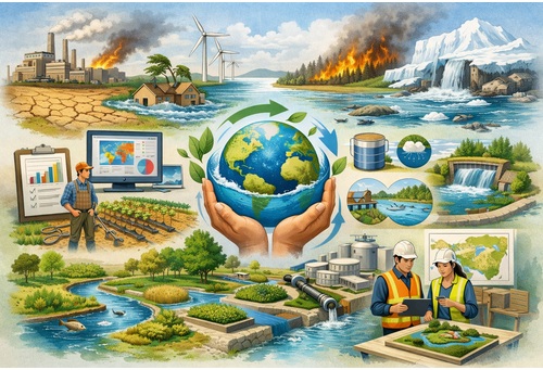 Climate change adaptation and mitigation in water management